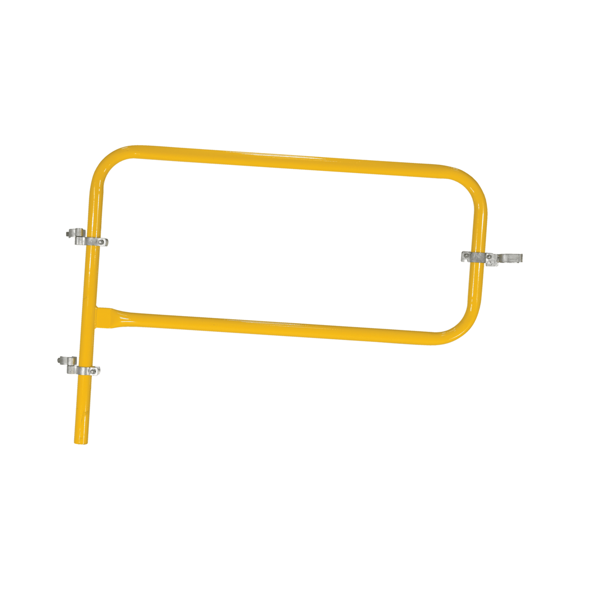 Vestil Steel Pipe Safety Railing Gate P-Shaped 36 In. x 36 in. Yellow VDKR-G3