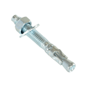 Vestil Steel Concrete Sleeve Anchor Bolts 3/8 In. x 3 In. Silver AS-383
