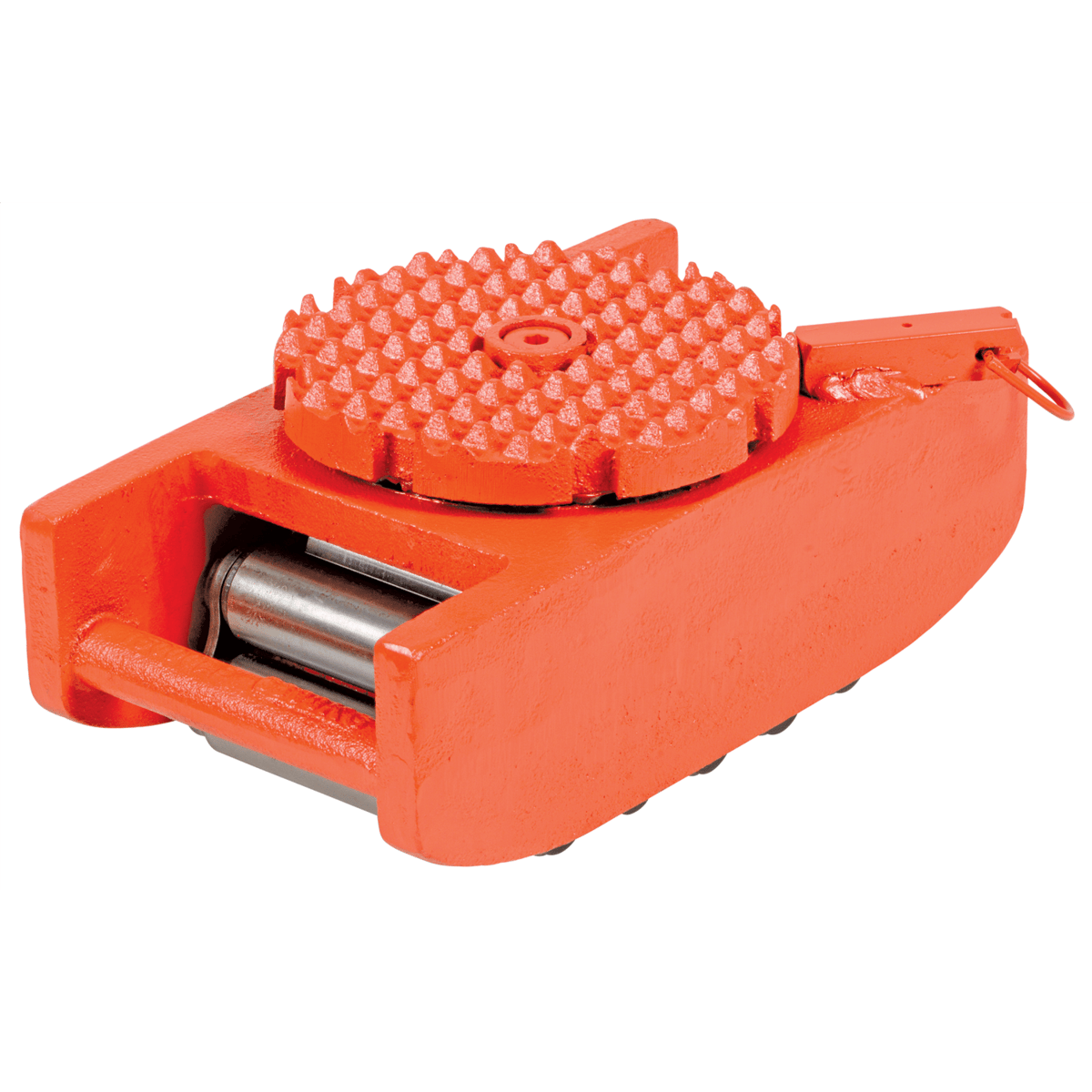Vestil Steel Machine Roller 15,000 Lb. Capacity Orange VHMS-15