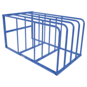 Vestil Welded Steel Standard Sheet Rack 50 x 84 x 44 1,500 Lb. Capacity Blue VSSR-15
