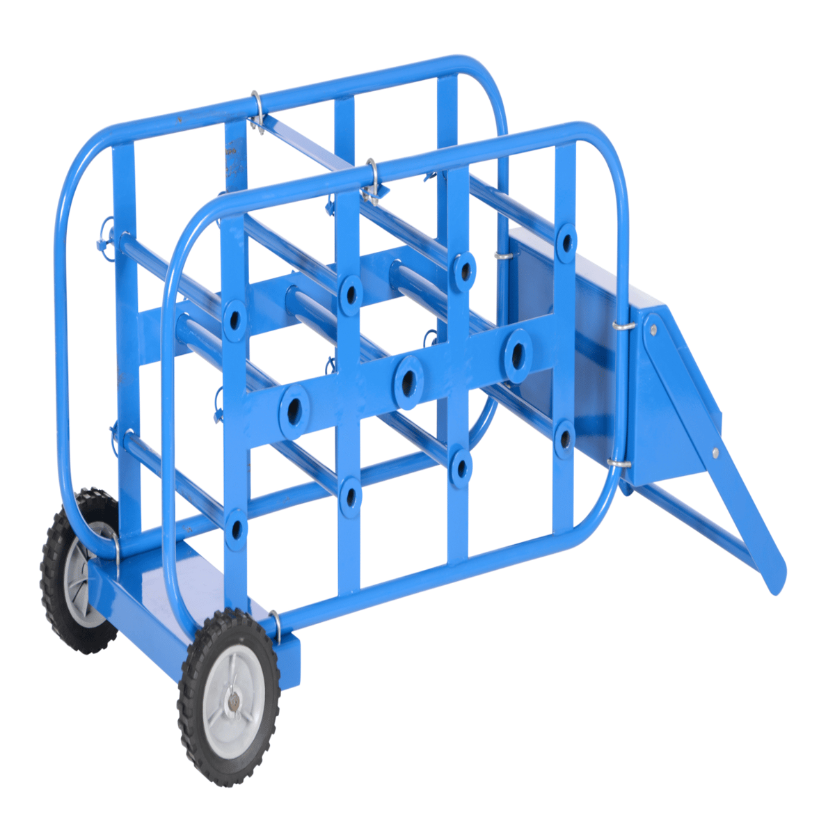Vestil Steel Economy Wire Reel Caddy 150 Lb. Capacity Blue WIRE-D-E