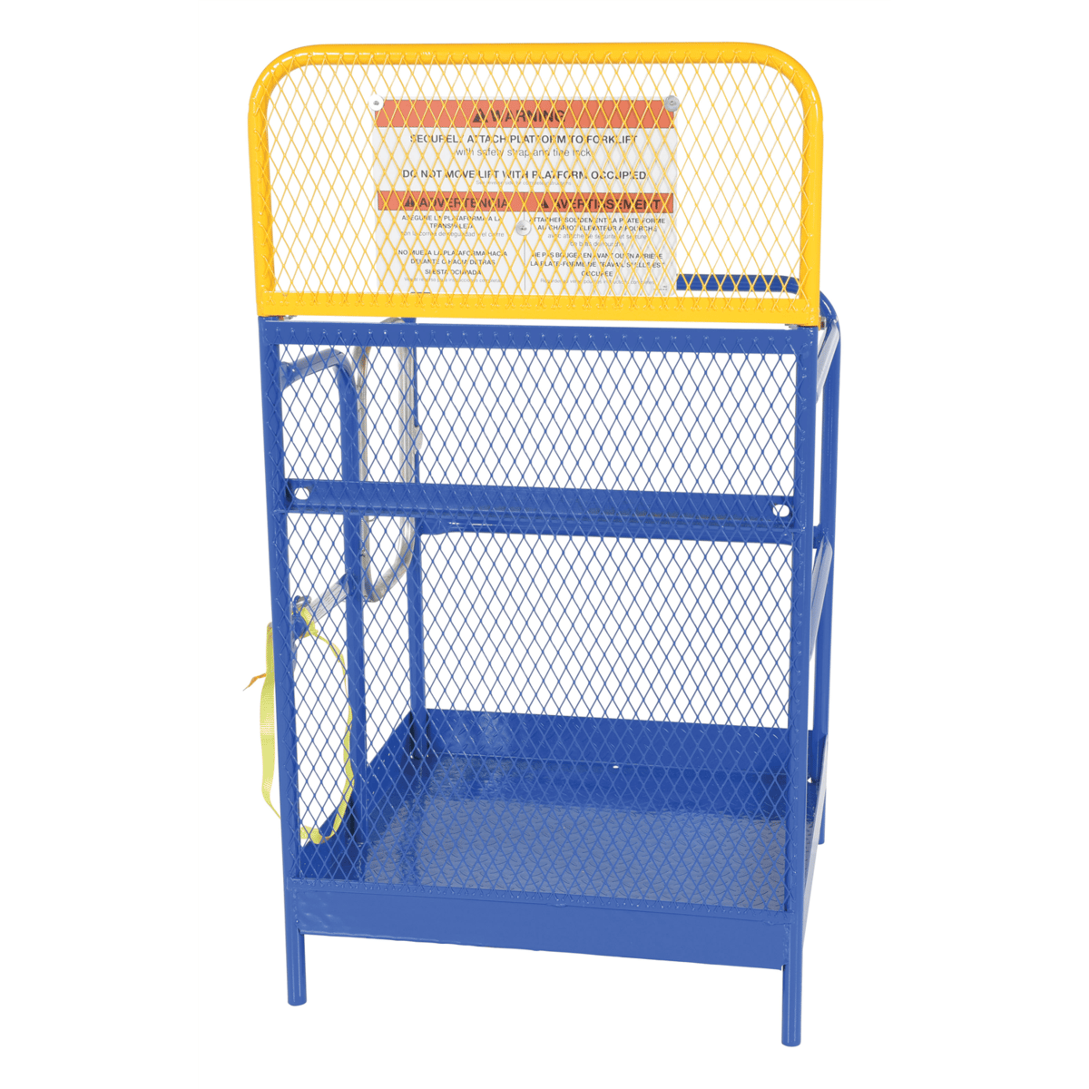 Vestil Steel Work Platform 36 x 36 1000 Lb. Capacity Blue WP-3636
