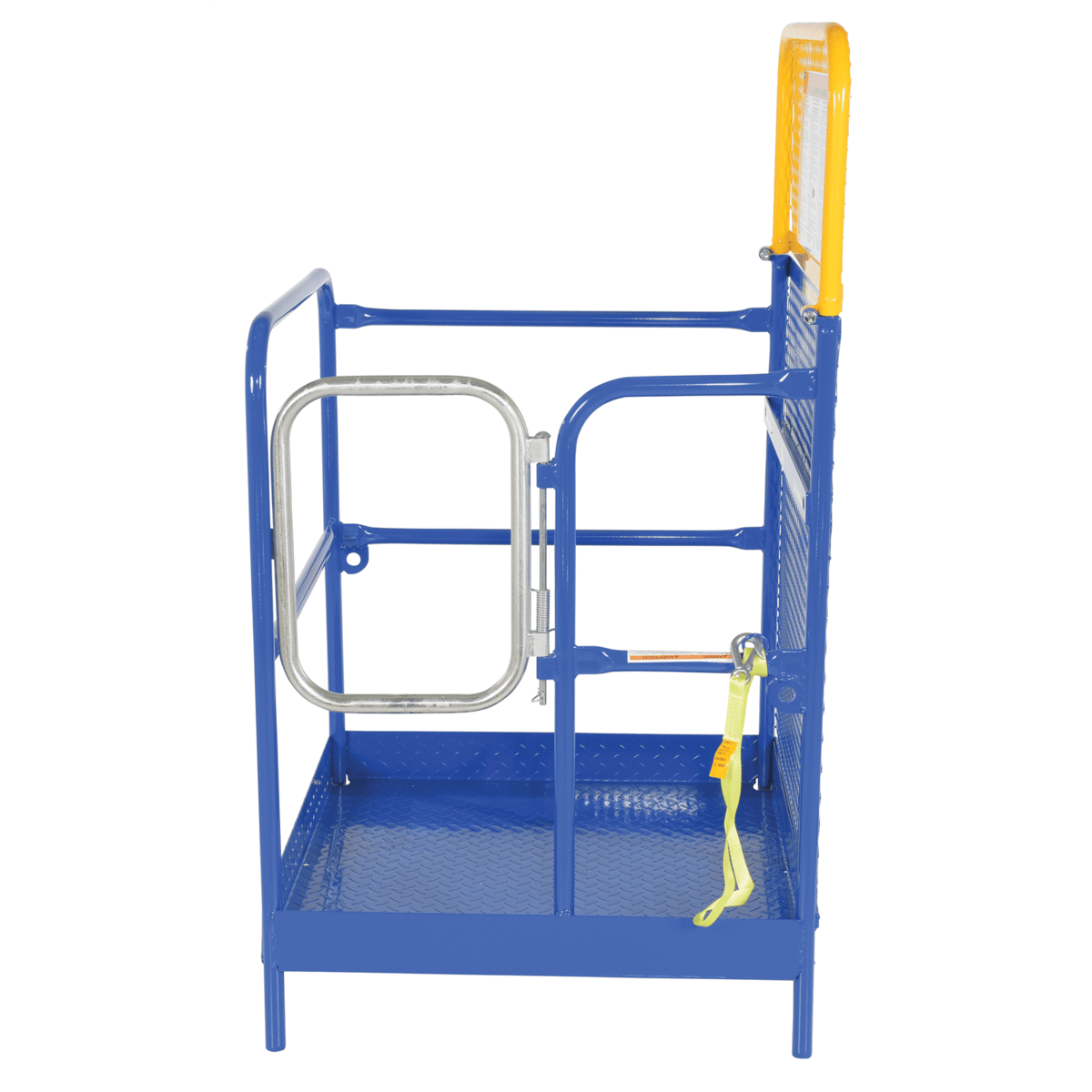 Vestil Steel Work Platform 36 x 36 1000 Lb. Capacity Blue WP-3636