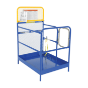Vestil Steel Work Platform 36 x 48 1000 Lb. Capacity Blue WP-3648