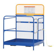 Vestil Steel Work Platform 48 x 48 1000 Lb. Capacity Blue WP-4848