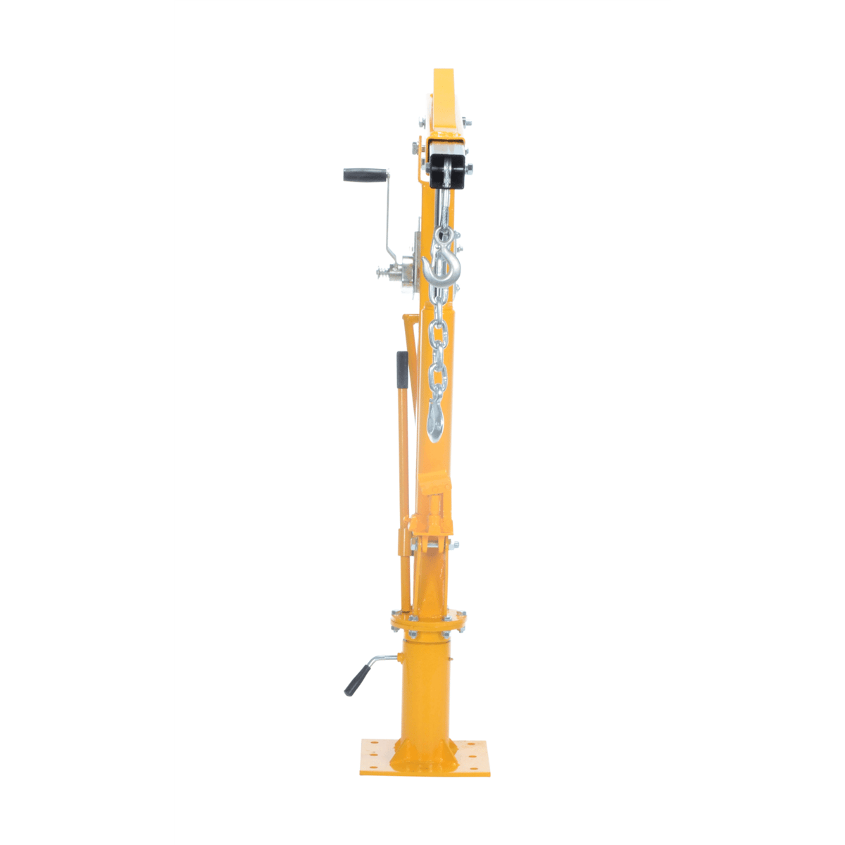 Vestil Steel Winch Truck Jib Crane Extended Capacity 1000 Lb. Yellow WTJ-4