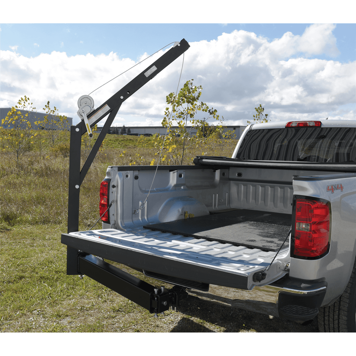 Vestil Hitch-Mounted Truck Jib Crane 600 lb. Capacity Black WTJ-HITCH