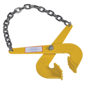 Vestil Steel Single Scissor Pallet Puller 7 In. Jaw Opening 5000 Lb. Pulling Capacity Yellow PAL-12