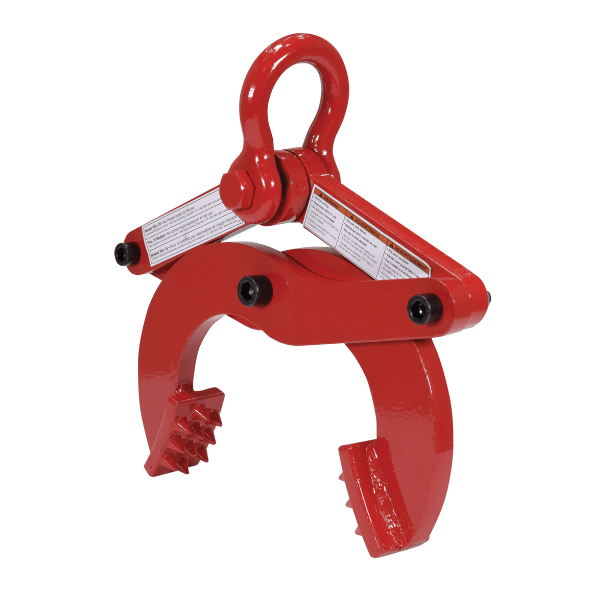Vestil Steel Single Scissor Pallet Puller 5 In. Jaw Opening 6000 Lb. Pulling Capacity Red PAL-16
