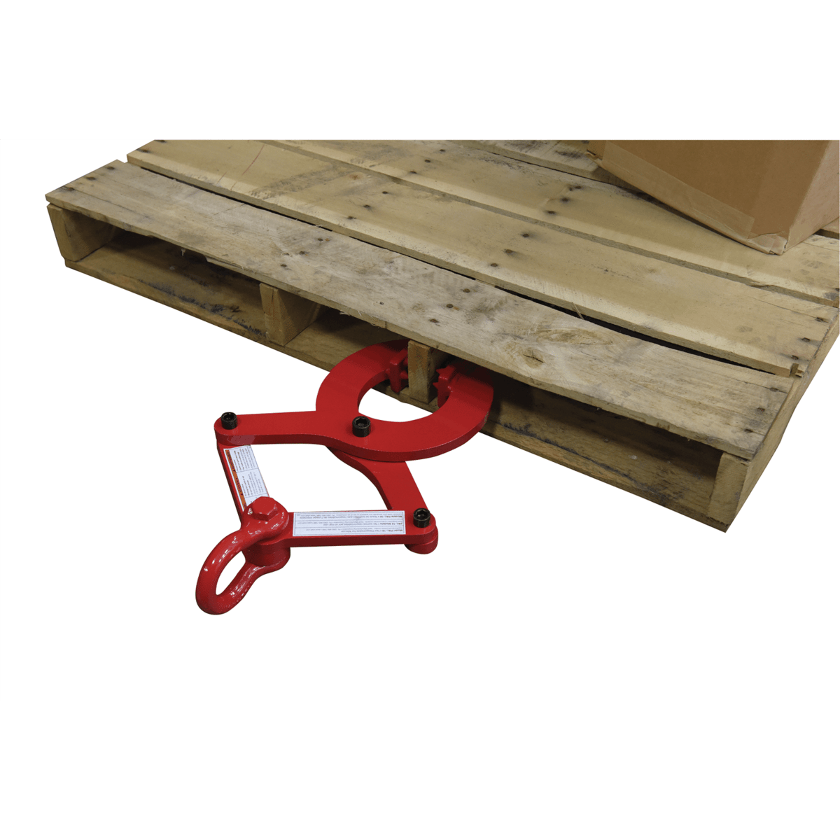 Vestil Steel Single Scissor Pallet Puller 5 In. Jaw Opening 6000 Lb. Pulling Capacity Red PAL-16