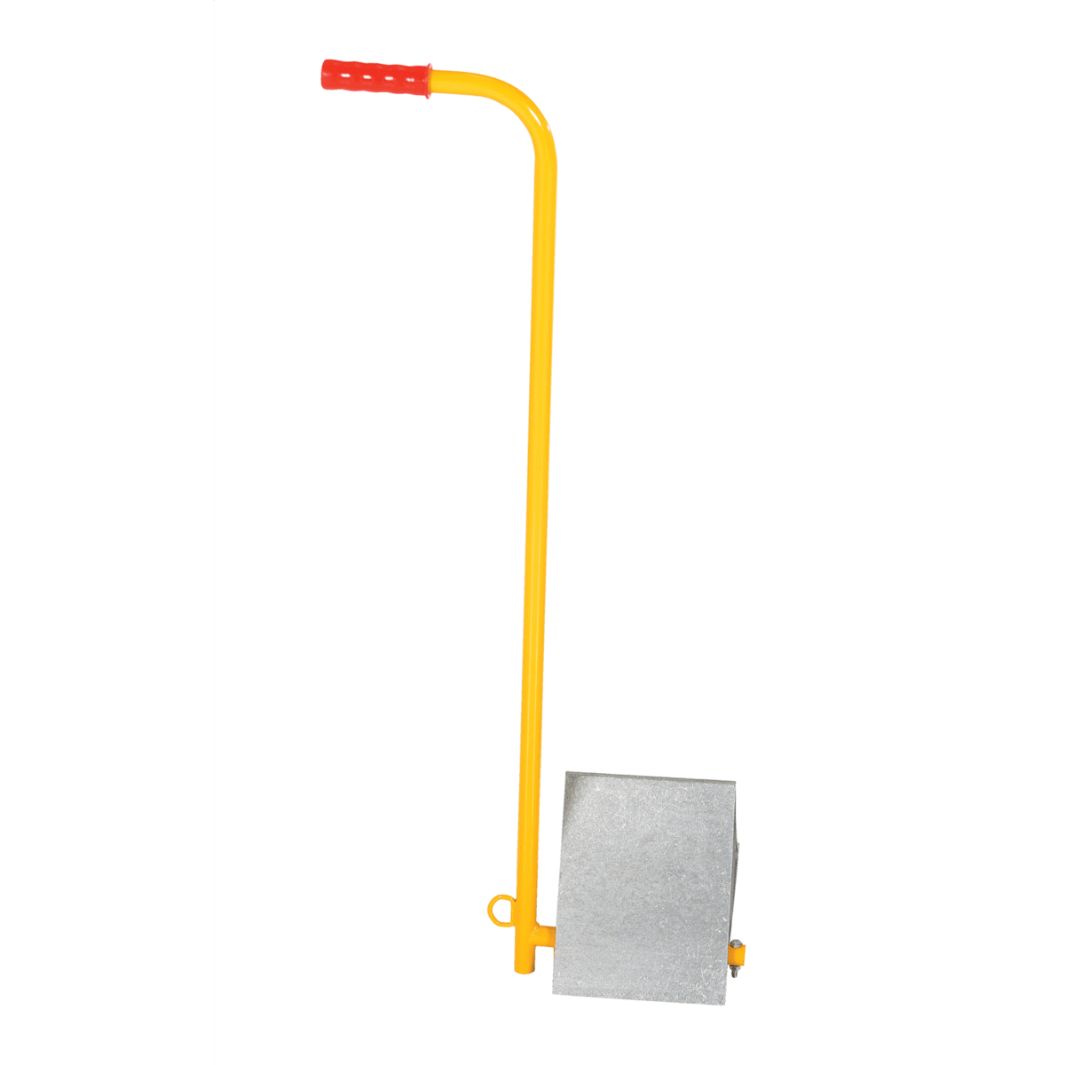 Vestil Aluminum Wheel Chock with Handle 11-7/8 In. x 17-1/16 In. x 37-9/16 In. Silver EALUM-7-H