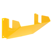 Vestil Steel Wheel Chock Holder 4 Mounting Holes 40 Lb. Capacity Yellow WC-H