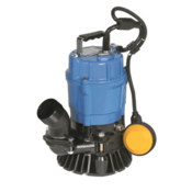Tsurumi 2"NPT(M), 1/2HP Submersible Trash Pump w/Ball Float Attached, Automatic, 115VAC, HSZ2.4S