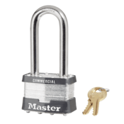 Master Lock® Commercial Laminated Steel Padlock, Master Keyed, 5MKLJ