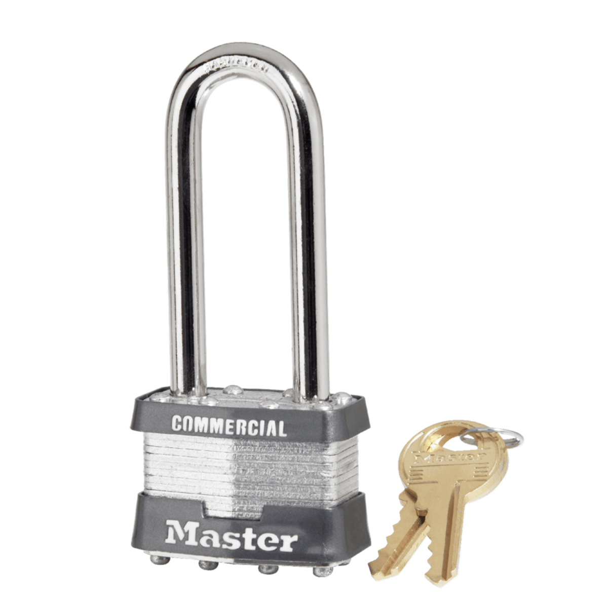 Master Lock® Commercial Laminated Steel Padlock, Master Keyed, 1MKLJ