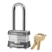 Master Lock® Commercial Laminated Steel Padlock, Master Keyed, 3MKLH