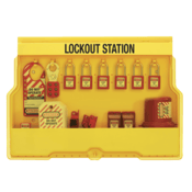 Master Lock® Lockout Station, Electrical Focus, ZENEX™ Thermoplastic Padlocks, S1850E410