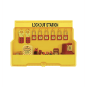 Master Lock® Lockout Station w/Premier Electrical Assortment, 6 Zenex™ Padlocks, S1850E410PRE