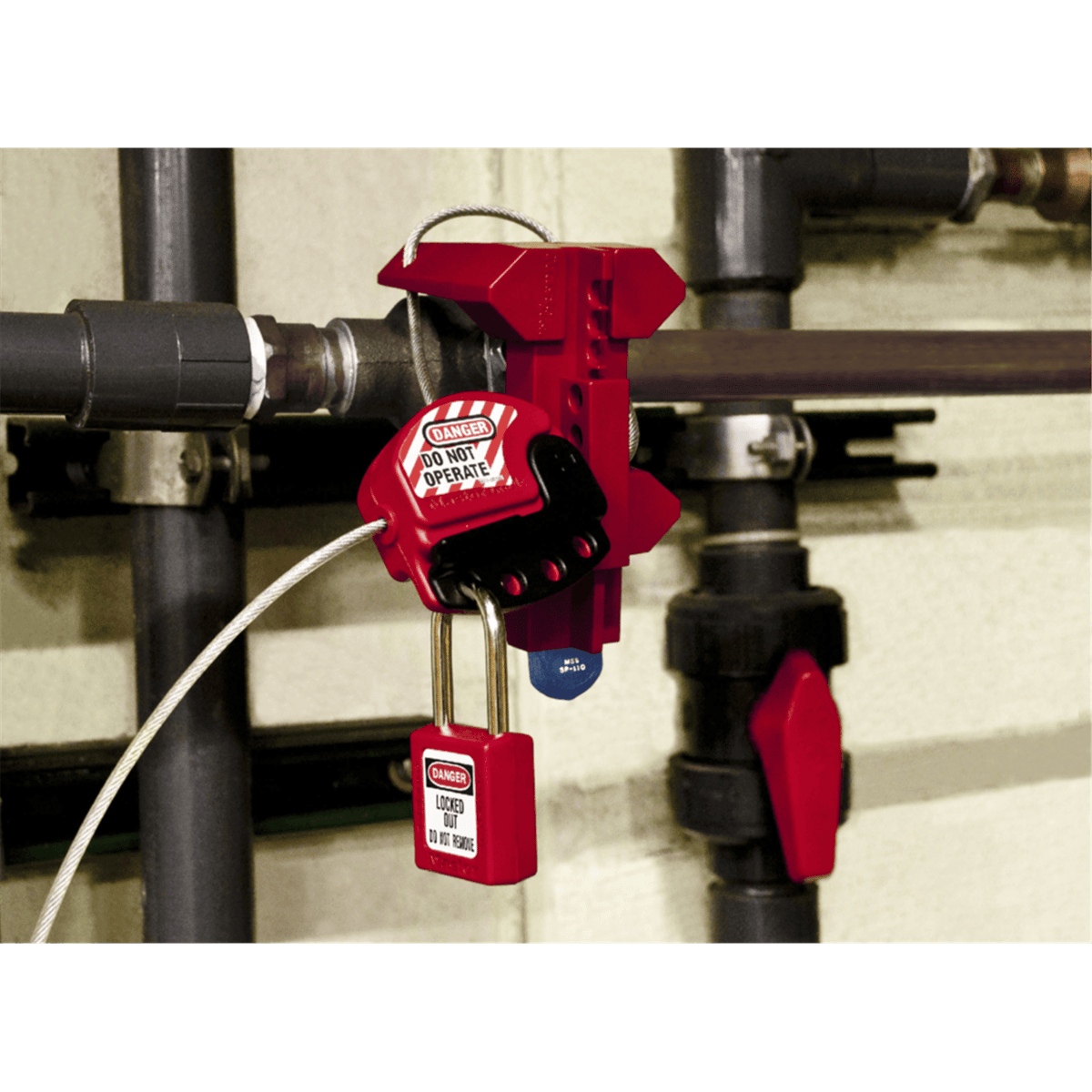 Master Lock® Adjustable Ball Valve Lockout, S3081