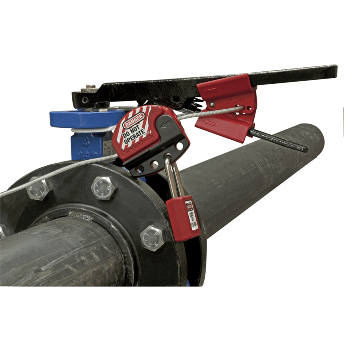 Master Lock® Butterfly Valve Lockout, Device Only, S3920