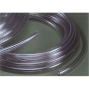 Hudson Extrusions PVC Standard Suction Tubing, Clear, 1/2" OD x 3/8" ID, 45 PSI, 25’ Roll