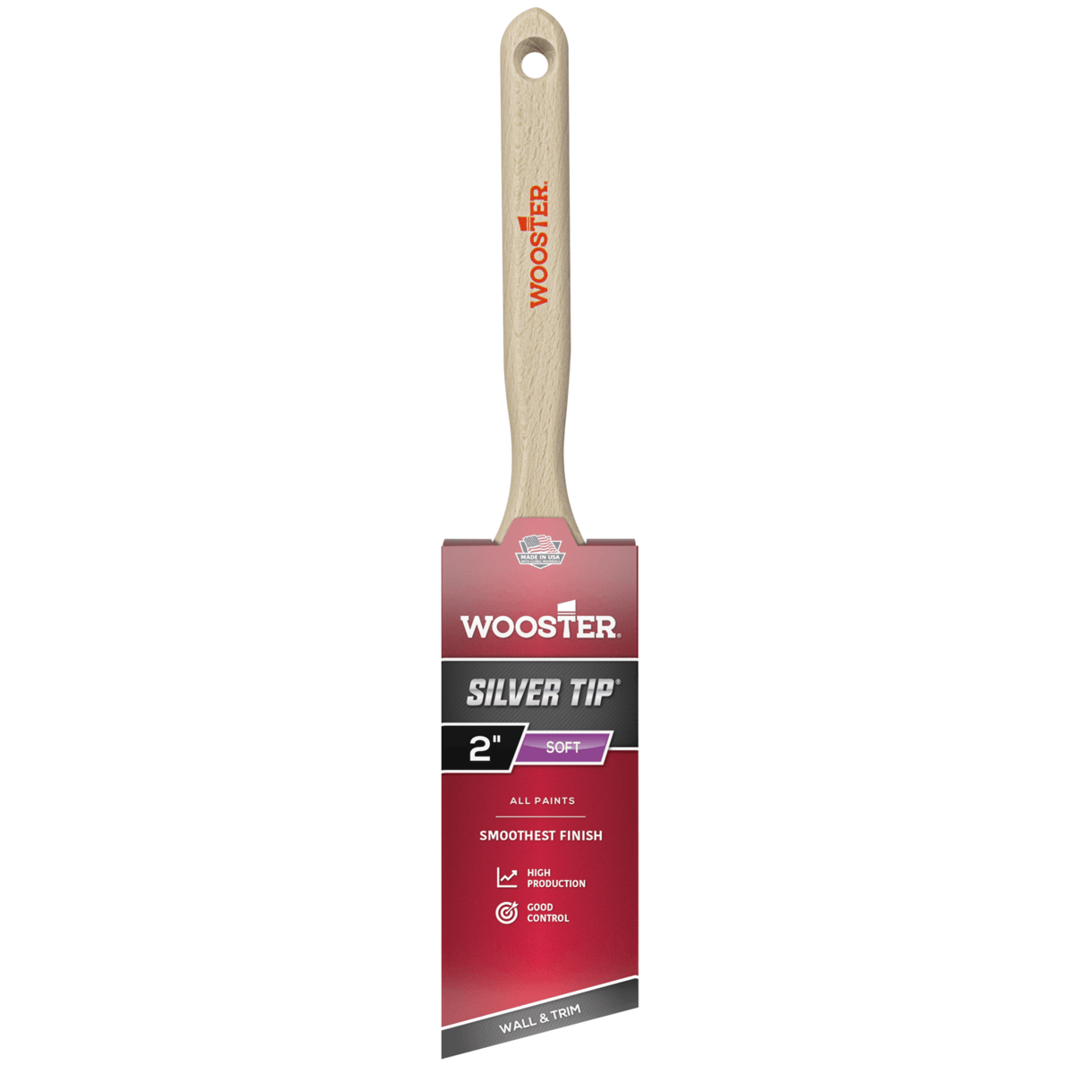 Wooster® 2" Silver Tip Angle Sash Paintbrush
