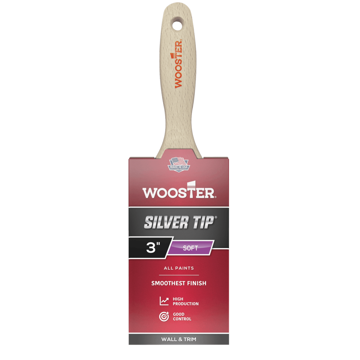 Wooster® 3" Silver Tip Varnish Paintbrush