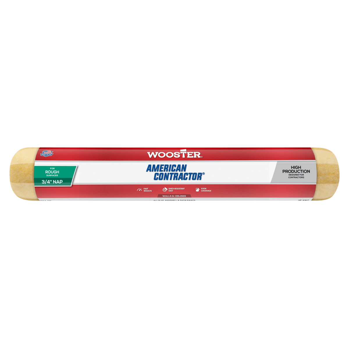 Wooster® 18" American Contractor 3/4" Nap