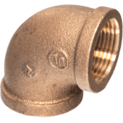 Lansdale Valve 1" Brass Elbow 90, 400-100-01005
