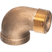 Lansdale Valve 1" Bronze Street Elbow 90, 400-100-01051