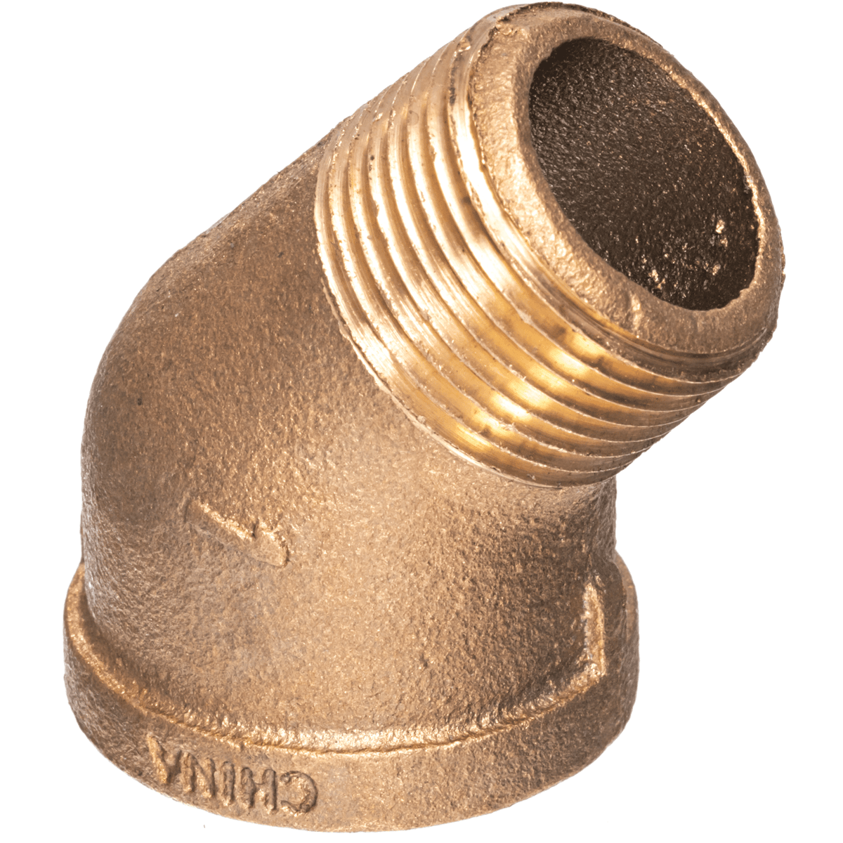 Lansdale Valve 1" Bronze Street Elbow 45, 400-100-01063