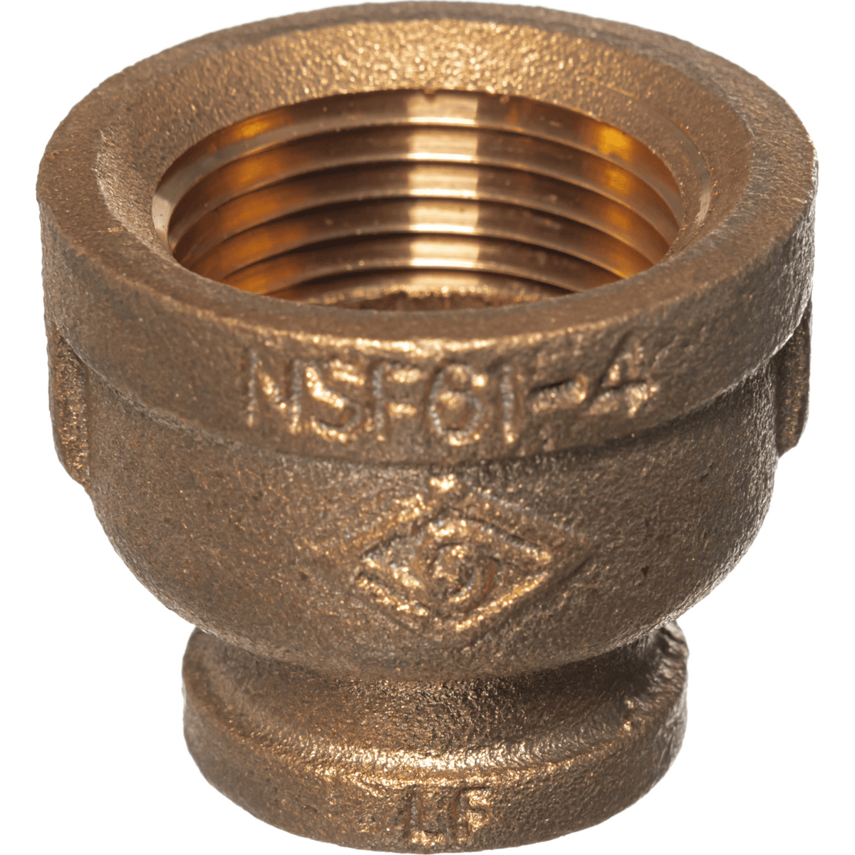 Lansdale Valve 1" X 1/2" Bronze Red Coupling, 400-100-01138