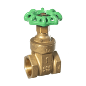 Lansdale Valve 1" Brass Gate Valve Lead Free, 700-175-00240