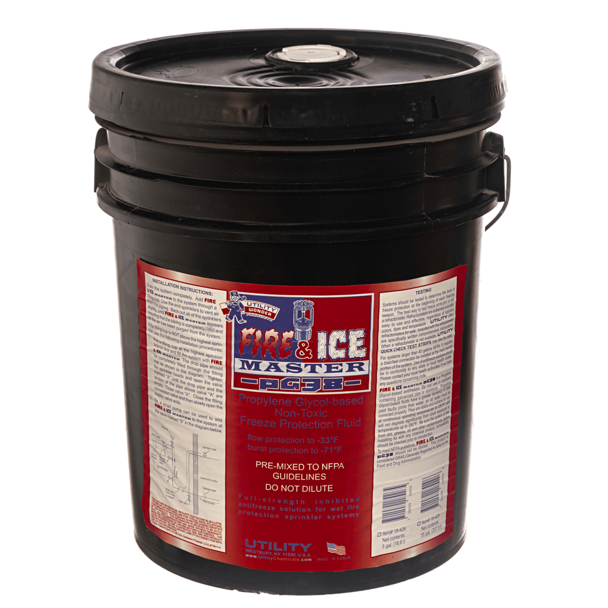 Fire & Ice Master 55 Gallon Anti-Freeze - Glycerine FGL55 CPVC Safe, 250-250-00040
