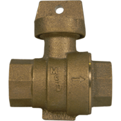 A.Y. McDonald 76001 1 STP&DRAIN Ball Curb FNPT x FNPT-NL, 5131-269