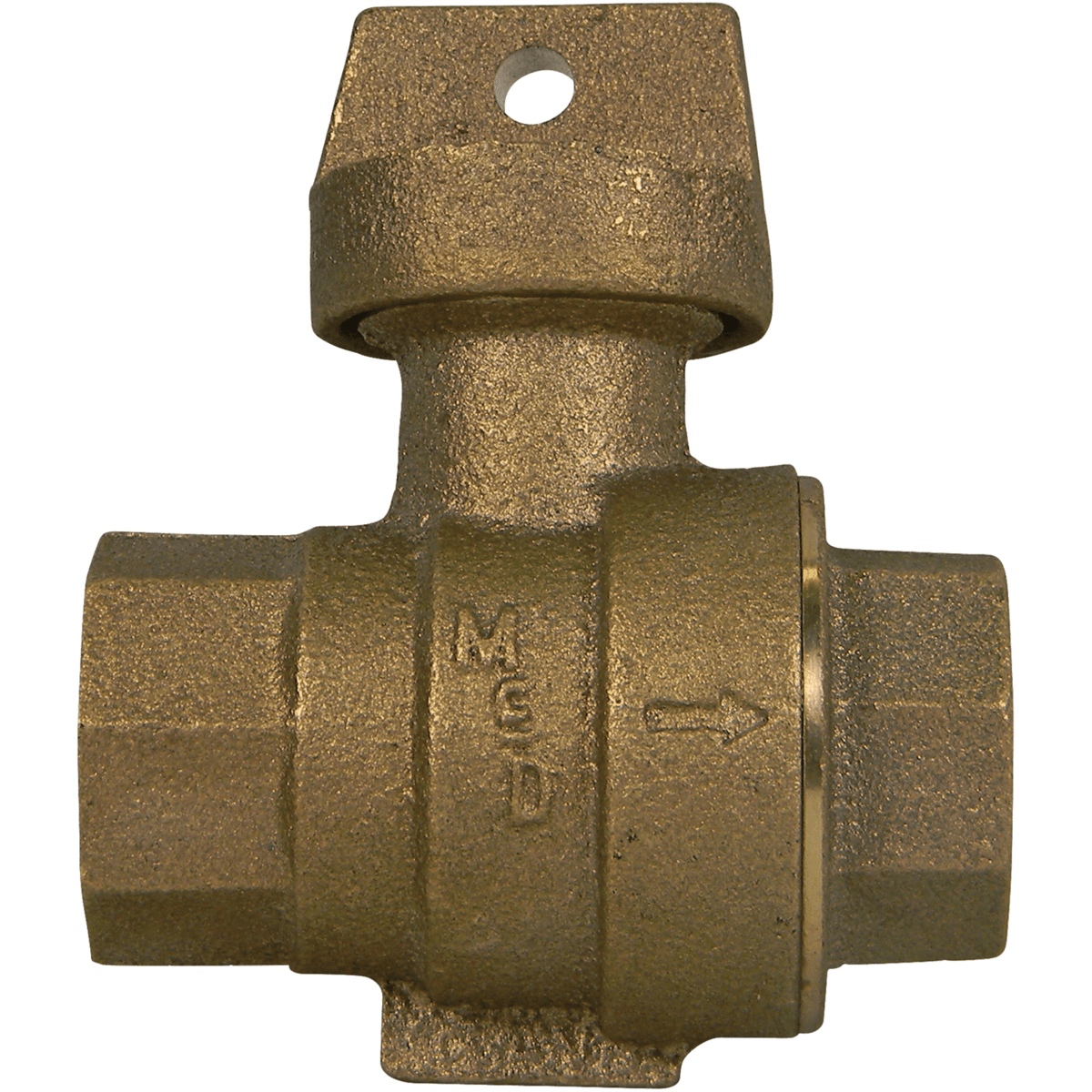 A.Y. McDonald 76001 3/4 STP&DRAIN Ball Curb FNPT x FNPT-NL, 5131-250