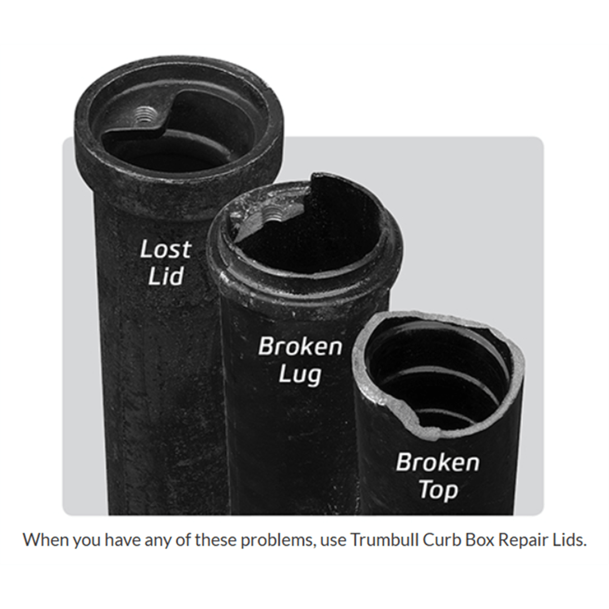 Trumbull Curb Box Repair Lid 3" Size Outside Type T-375 (Old Style) 367-4283