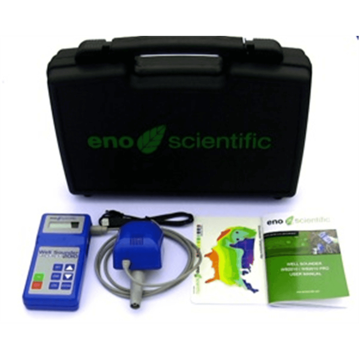 Eno Scientific Well Sounder 2010 PRO Water Level Meter and Probe With Case