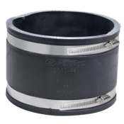 Fernco 4" Flexible PVC Pipe Coupling for Clay to Clay Plumbing, 1001-44