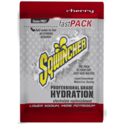 Sqwincher 6oz Yield, Liquid Concentrate Foil Pack, Cherry, Box of 50