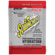 Sqwincher 6oz Yield, Liquid Concentrate Foil Pack, Fruit Punch, Box of 50