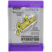 Sqwincher 6oz Yield, Liquid Concentrate Foil Pack, Grape, Box of 50