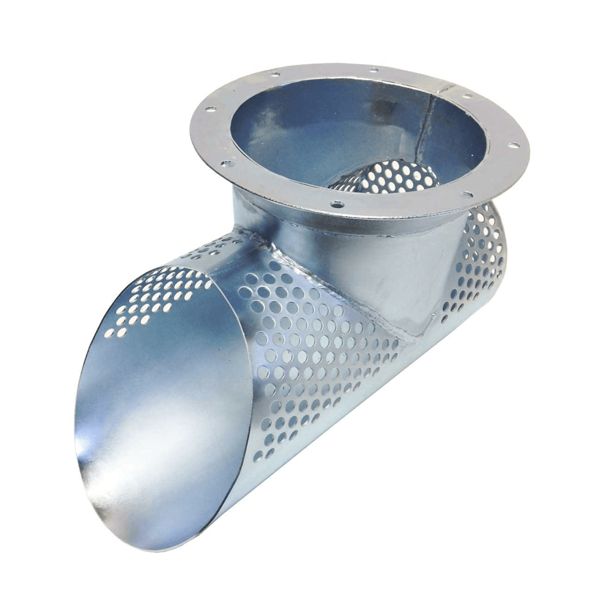 Southland Tools 6" Vac-Trap for 8" Vactor Suction Tube, Flat Flange w/Grit Covers, BT-6S