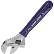 Klein® Tools Adjustable Wrench, Extra-Wide Jaw, 8-Inch