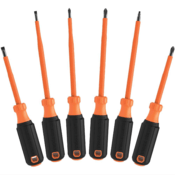 Klein® Tools Screwdriver Set, 1000V Insulated, 6-Piece