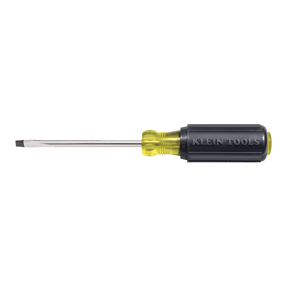 Klein® Tools 1/4-Inch Cabinet Tip Screwdriver 4-Inch Shank