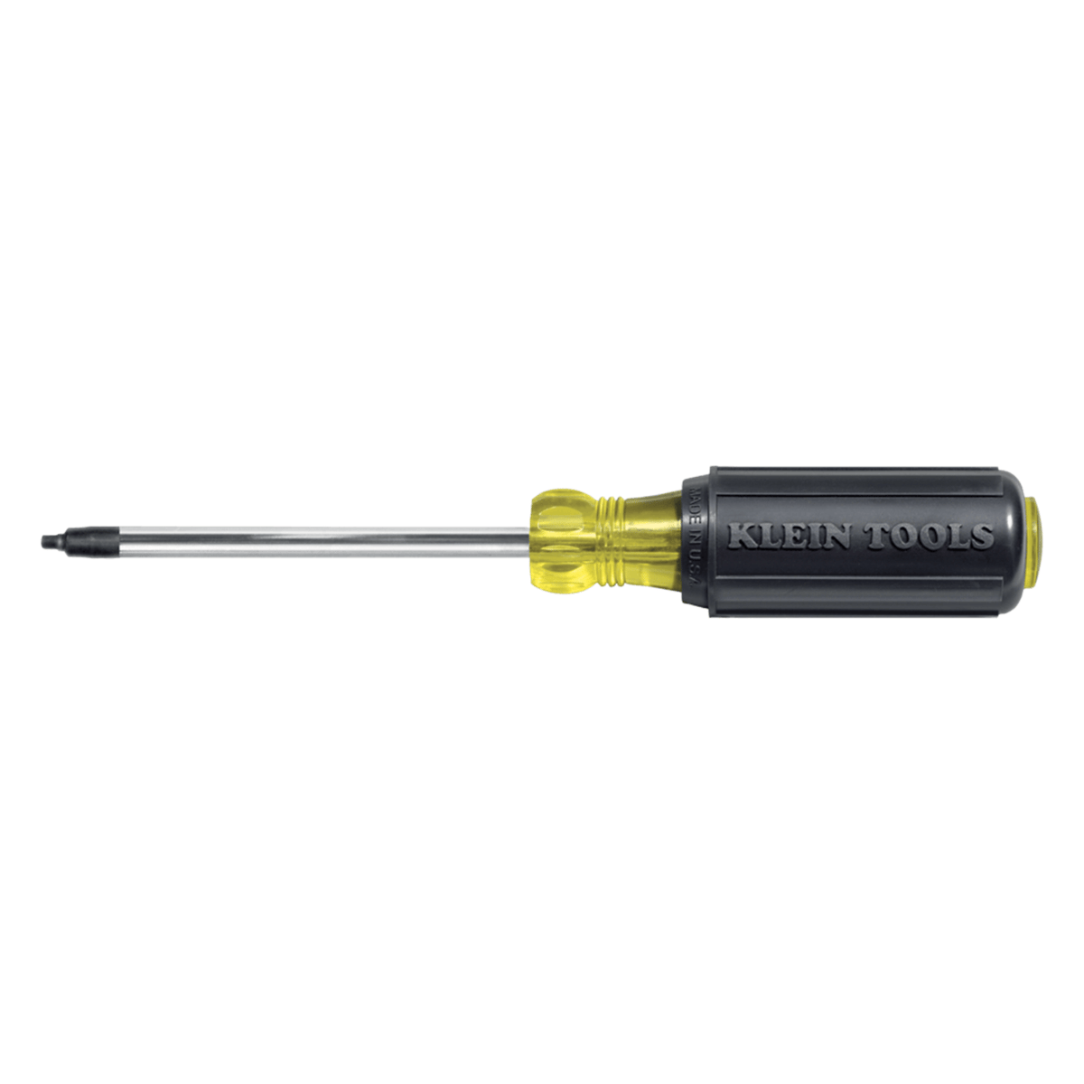 Klein® Tools #2 Square Screwdriver with 4-Inch Round Shank