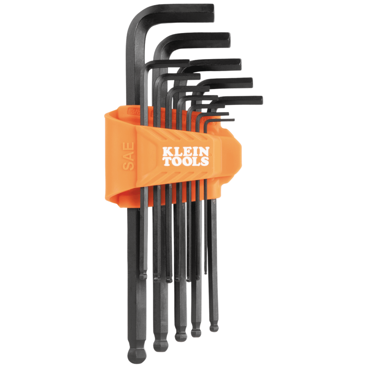 Klein® Tools L Style Ball End Hex Key Caddy Set 12-Piece