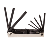 Klein® Tools Folding Hex Key Set, 9-Key, SAE Sizes