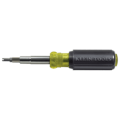 Klein® Tools Multi-Bit Screwdriver / Nut Driver, 11-in-1, Ph, Sl, Sq, Schrader Bits